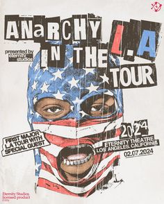 an advertisement for anarchy in the usa