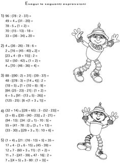 the worksheet for addition and subtraction with two cartoon characters on it