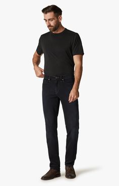 Charisma Relaxed Straight Jeans In Midnight Austin – 34 Heritage Deep Colors, Straight Jeans, Stretch Fabric, Austin, Pants, How To Wear, Trousers