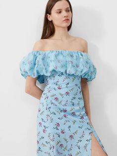 Women's Dresses | French Connection US Spring Blue Midi Dress With Ditsy Floral Print, Blue Midi Dress With Ditsy Floral Print For Spring, Blue Ditsy Floral Print Midi Dress For Spring, Fitted Blue Midi Dress With Ditsy Floral Print, Light Blue Ditsy Floral Print Spring Dress, Light Blue Ditsy Floral Spring Dress, Chic Blue Midi Dress With Ditsy Floral Print, Blue Ditsy Floral Print Knee-length Dress, Blue Knee-length Ditsy Floral Dress