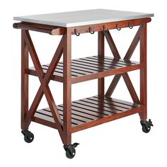 Stylish Wooden Bar Cart