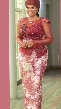 Damask Gown Styles, Damask Gown, Lace Dress Classy, African Bridal Dress, African Bridesmaid Dresses, Long Dress Plus Size