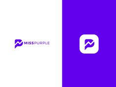 a purple and white logo for misspurple, an appliance that sells products