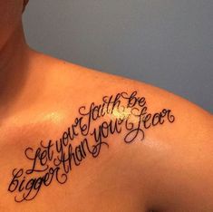 a man with a tattoo on his chest that says, you're not afraid to be