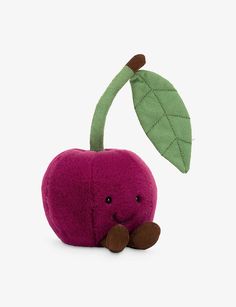 | Jellycat soft toy100% polyesterCherry design, embroidered face, tonal stitchingHeight 12cm, width 10cm, depth 9cmSuitable from birthHand wash Cherry Jellycat, Jellycat Wishlist, Pusheen Cute, Jelly Babies, Cute Presents, Pom Pom Crafts