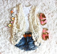 Baby girl clothes Hippie Baby, Boho Outfit, Pumpkin King, Baby Dresses, Baby Time, I Can't Wait