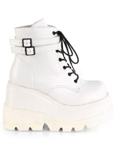 Alternative Shoes, Demonia Shoes, Festival Shoes, Punk Boots, Gogo Boots, Cosplay Shoes, Platform Ankle Boots, White Boots, Womens Knee High Boots