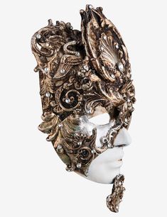 Roxane Venetian mask baroque style for sale Ball Masks, Ball Mask, Fantasy Concept, Masquerade Masks, Venetian Masks, Venetian Mask, Masks Masquerade, Baroque Style, Fantasy Concept Art