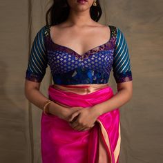 Banaras Blouses, Patchwork Blouse Designs, Choli Blouse Design, Handmade Blouse, Womens Skirt Outfits, Patch Work Blouse Designs, Lehenga Pattern, Patchwork Blouse