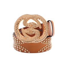 Color: Camel Embellished with a gold snake belt buckle, the Snake Glam Belt adds a hint of glitz to any outfit. This brown studded belt is made from full grain leather and features a series of small domed studs on the strap and an intricate snake buckle that adds one-of-a-kind style. The neutral camel hue makes it perfect for wearing in any season. Details: ﻿100% genuine full grain leather 1.5 inches(3.81cm) wide Zinc alloy buckle Gold colored metal detailing on the belt Beautiful packaging Free Designer Belt Buckles For Party, Luxury Adjustable Gold Belt Buckle, Luxury Gold Adjustable Belt Buckle, Designer Gold Belt For Party, Trendy Gold Leather Belt Buckles, Fall Belts, Jeans And Shirt, Snake Leather, Studded Belt