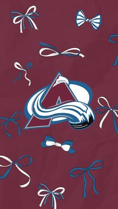 cute little ribbon wallpaper for avalanche fans <3 Colorado Avalanche Wallpaper, Hockey Wallpaper, Ribbon Wallpaper, Avalanche Hockey, Nhl Wallpaper, Hockey Memes, Ice Hockey Players, Wall Papers