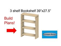 3 shelf bookshelf 39 x 27 5 build plans for the american design bookcase