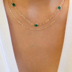 Attached layers, includes everything pictured Material: gold plated brass, crystals Length: 15" + 3" extension IMPORTED Grey Pearl Necklace, Necklace Emerald, Crystal Eye, Small Crosses, Pearl Grey, Link Necklace, Layered Necklaces, Crystal Necklace, Cross Necklace