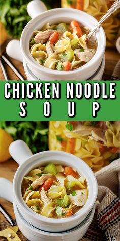 Comforting, wholesome, and satisfying– no doubt, this will be the best chicken noodle soup recipe that you’ll ever have! Best Chicken Noodle Soup Recipe, Chicken Noodle Soup From Scratch, Easy Homemade Chicken Noodle Soup, The Best Chicken Noodle Soup, Homemade Chicken Noodle Soup Recipe, Chicken Noodle Soup Recipe Homemade, Best Chicken Noodle Soup, Chicken Noodle Soup Recipe, Homemade Chicken Noodle