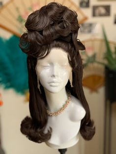 High Fashion Hair, Drag Make-up, Fantasy Hair, Mannequin Head, Ex Machina, Hair Reference, Wig Styles, Hair Art, Aesthetic Hair