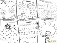 printable worksheets for children to practice handwriting and number recognition in the classroom