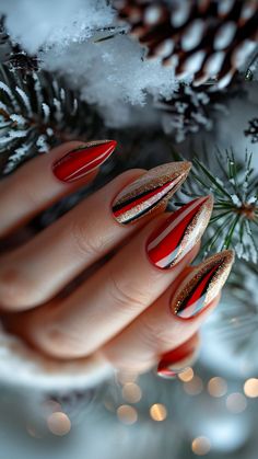 Christmas Nails Cute Styles That Will Melt Your Heart! 🎁 Get ready to fall in love with these Christmas Nails Cute styles that are perfect for the season! From Christmas Gel Nails to Christmas Nails Acrylic, these designs will have Her Nails looking festive and fun. 🎅✨ Looking for Cute Christmas Nails that are easy to do? We’ve got you covered with Christmas Nails Easy ideas that bring holiday cheer to your fingertips. Try classic Xmas Nails or add a sweet twist with Candy Cane Nails for that... Christmas Nails Trendy, Holiday Manicure