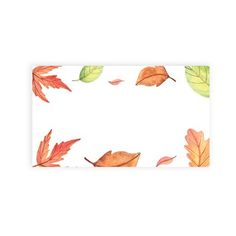 a place mat with leaves on it