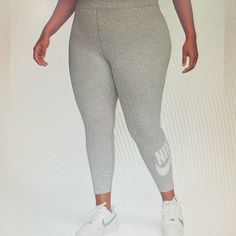 New Without Tags. Size 2x Thanks For Looking! Nike Stretch Activewear For Loungewear, Nike Stretch Casual Leggings, Casual Gray Sports Leggings, Gray Casual Sports Leggings, Casual Gray Leggings For Sports, Nike Fitted Activewear For Loungewear, Nike Fitted Sporty Joggers, Fitted Nike Activewear For Jogging, Nike Fitted Activewear For Jogging