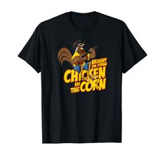 Brushy Official Chicken In The Corn T-Shirt Cotton Decorations, Home Poster, Branded T Shirts, Black Hoodie, Briefs