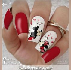 Nails Mickey Mouse, Nails 2025, Disney Nail