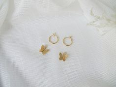 Butterfly Earrings Butterfly Lover Jewelry Butterfly Lover - Etsy Butterfly Charm Hoop Jewelry Gift, Butterfly Charm Hoop Earrings As Gift, Cute Gold Hoop Earrings As Gift, Minimalist Butterfly Charm Earrings, Minimalist Butterfly Charm Earrings Gift, Minimalist Butterfly Charm Earrings For Gift, Butterfly-shaped Hypoallergenic Hoop Earrings For Gifts, Hoop Earrings With Butterfly Charm For Gift, Hypoallergenic Butterfly Hoop Earrings Gift