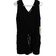 Nwt Women’s Size Medium Calvin Klein Black Sleeveless V-Neck Romper. Elastic Gathered Drawstring Waist, Midi Length Shorts. Comes From A Smoke Free Home, Bundle With Other Items To Save & Minimize Shipping Cost. Casual V-neck Vest For Loungewear, Chic Calvin Klein Jumpsuits And Rompers For Summer, Chic Calvin Klein Summer Jumpsuits And Rompers, Black V-neck Vest For Summer, Black V-neck Summer Vest, Calvin Klein Stretch Tank Top, Casual Stretch Calvin Klein Tank Top, Calvin Klein Summer Loungewear Tops, Casual Sleeveless Tank Top By Calvin Klein