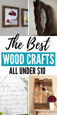 the best wood crafts for all under $ 10