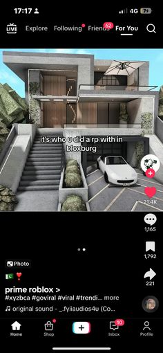 an image of a house that is on the app