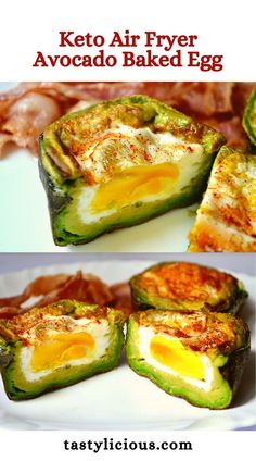 avocado in air fryer keto | avocado egg air fryer recipe | air fryer avocado egg | baked avocado egg | avocado in air fryer keto | avocado egg air fryer recipe Egg Air Fryer, Air Fryer Avocado, Air Fryer Recipes Keto, Air Fryer Recipes Breakfast, Keto Air Fryer, Baked Egg, Baked Avocado, Air Fryer Recipe