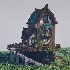 an image of a house made out of lego blocks