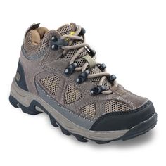 They'll be happy to take a hike with these boy's Northside Caldera Jr boots.Click this Footwear Guide to find the perfect fit and more! They'll be happy to take a hike with these boy's Northside Caldera Jr boots.Click this FOOTWEAR GUIDE to find the perfect fit and more! BOOT FEATURES Suede and mesh construction allow good breathability, while a PVC mudguard and heel stabilizer add protection Water resistant construction provides all day protection Rugged suede ankle high upper features breathab Durable Casual Adventure Boots, Casual Waterproof Boots With Reinforced Toe For Adventure, Casual Waterproof Boots For Adventure, Slip-resistant Lace-up Hiking Boots For Adventure, Slip-resistant Lace-up Adventure Boots, Casual Slip-resistant Work Boots For Outdoor Activities, Slip-resistant High-top Waterproof Boots For Adventure, Casual Round Toe Hiking Boots For Adventure, Functional Adventure Walking Shoes With Round Toe