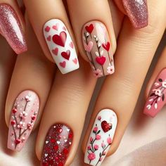 Super Cute And Stylish Ships In 5-10 Business Days Press On Nails, Womens Makeup, Make Up, Super Cute, Nails, Makeup, 10 Things, Pink, Design