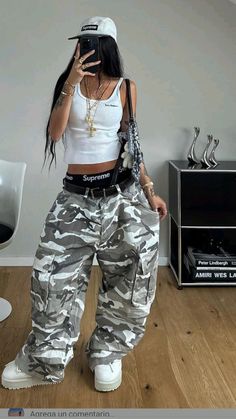 Look Hip Hop, Street Style Outfits Casual, Fasion Outfits, Outfit Inspo Casual, Tomboy Outfits, Looks Street Style