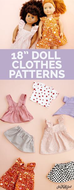 18 inch doll clothes patterns - The Summer Collection! - see kate sew American Doll Clothes Patterns Free, Gifts To Sew