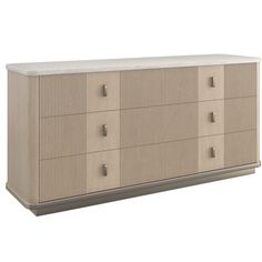 a white and beige dresser with four drawers