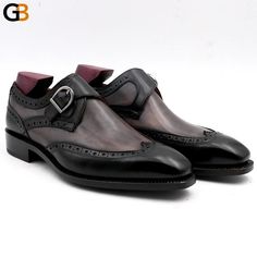 Walk-in style with these full-grain calf leather square toe, hand painted, patina, gray or black, double monk straps, buckle shoes. These shoes are inspired by the classy design with mixed color patterns and slip-on features to polish your look and make you stay on your foot all day long without laces. 

Specifications
Department Name: Adult
Lining Material: Genuine Leather
Outsole Material: Genuine Leather
Insole Material: Full Grain Leather
Shoes Type: Basic
Closure Type: Buckle Strap
Upper-Ge Timeless Shoes, Double Monk Strap, Basic Shoes, Men's Dress Shoes, Square Toe Shoes, Brogue Shoes, Buckle Shoes, Goodyear Welt, Monk Strap