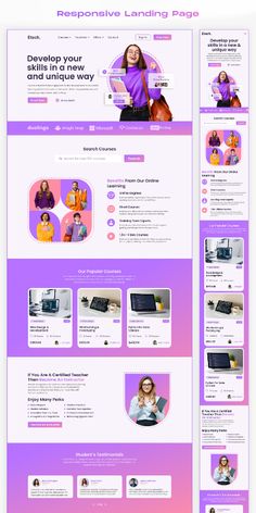 Ui Ux Design | Ui Design | Ux Design | Website Design | Landing Page Design | Web Design Portfolio | Web Design 2609 Learning Website Design, Mise En Page Web, Website Design Inspiration Layout, Desain Ui, Web Design Course, Webdesign Inspiration, Ui Design Website, Business Website Design, Portfolio Website Design