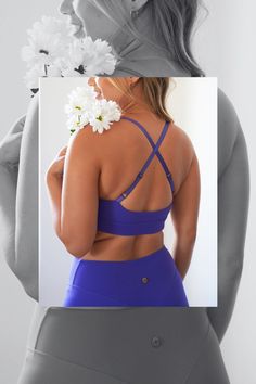 Adjustable straps with adjustable support! Eloise Sports Bra - Lavender | New Arrivals! | Bloom Collection | Shop aloha inspired tanks, tees, activewear, and accessories at Love Fitness Apparel - designed with aloha in Hawaii Hawaii, Adjustable Straps, New Arrivals