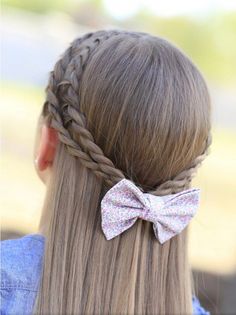 Kids Hairstyles For Wedding, Cute Wedding Hairstyles, Girls School Hairstyles, 5 Minute Hairstyles, Cute Hairstyles For School, Twisted Hair, Easy Hairstyles For School