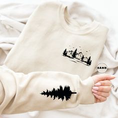 Aesthetic Nature Sweatshirt, Camping Hoodie, Nature Lover Gift, Adventure Lover Shirt, Hiking Apparel, Wanderlust Shirt, Adventure Awaits 🙏Thank you for visiting! We are pleased to welcome you to SugarPinkkStore. Our shop is delighted to have you here. SugarPinkkStore offers a wide range of affordable, high-quality custom designs for friends, family, co-workers, and loved ones.  ORDER INSTRUCTIONS  ✔ Review all listing photos carefully. ✔ Select your preferred size and color from the dropdown m Design Sweatshirt, Camping T Shirt, Mountain T Shirt, Winter Hoodie, Cool Sweatshirt Designs, Design Hoodie, Camping Clothes, Trendy Tshirt Designs, Tshirt Design Ideas