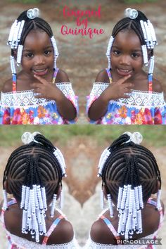 Lil Girl Hairstyles Braids, Children Hairstyles, Braid Styles For Girls, Kid Hairstyles, Girl Hair Dos