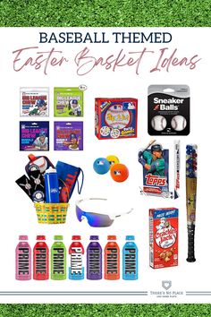 Easy ideas for making a baseball easter basket for your baseball player. These simple Easter ideas are trendy and fun for your teen or tween baseball player. Baseball Theme Easter Basket, Sports Easter Basket Ideas, Easter Basket Theme Ideas, Easter Basket For Boys Age 10, Soccer Easter Basket Ideas, Kids Easter Basket Ideas Boys, Easter Baskets For Boys 8-10, Softball Easter Basket Ideas, Baseball Basket Ideas