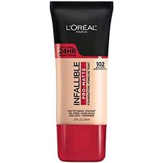 L'oreal's Infallible Pro-Matte Liquid Longwear Foundation Provides A Soft, Demi-Matte Finish That Ensures A Flawless Look For Up To 24 Hours. This Lightweight, Oil-Free Formula Offers Medium Coverage, Creating A Smooth And Air-Light Feel On The Skin.Perfect For Hiding Imperfections, It Withstands Sweat, Heat, And Humidity. Enjoy Long-Lasting Confidence With A Fresh, Matte Appearance Under All Conditions. Infallible Pro Matte Foundation, Infallible Foundation, Best Drugstore Foundation, Infallible Pro Matte, Loreal Infallible, Light Foundation, Loreal Paris Infallible, Drugstore Foundation, Foundation Colors