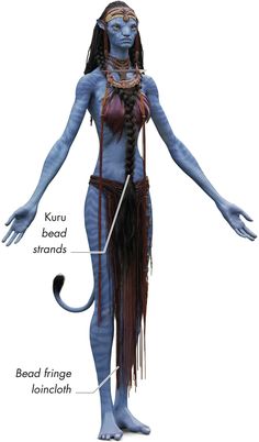 the body and parts of an alien woman