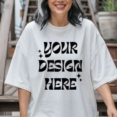 ✮RESOLUTION 1024*768 PIXELS ✮Enhance your design presentations with our tshirt mockup. ✮This digital t-shirt mockup features a clean, blank and neutral template that creates the perfect backdrop for any design. ✮Ideal for casual wear collections, this t-shirt mockup showcases your work in a modern and relatable environment. ✮The t-shirt template is crafted for ease of use, ensuring a seamless experience for designers and entrepreneurs alike. ✮Highlight your unique designs with this versatile and Modern Crew Neck T-shirt With Branding, Modern White T-shirt With Letter Print, Modern White Tops With Graphic Design, Modern Branded Crew Neck T-shirt, White Basic T-shirt With Graphic Design, Customizable Basic White T-shirt, Modern Branded Short Sleeve T-shirt, Customizable Graphic Tee With Relaxed Fit, Customizable Relaxed Fit Graphic T-shirt