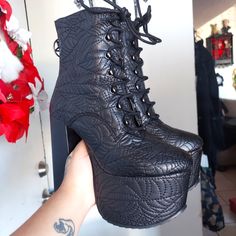 Worn 1x In Amazing Condition Come In Original Box Size 7 Long Discontinued Final Sale No Returns Accepted Graveyard Shift, Graveyard, Platform Boots, Spider Web, Final Sale, Original Box, Star Wars, Size 7, Women Shoes