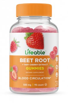 Keep your heart pumping nice and strong with Lifeable's delicious beetroot gummy vitamins. Increase your blood circulation with a delicious tart cherry flavor. Oval Body Shape, Eyesight Improvement, Energy Gummies, Vitamin Rich Foods, Vitamin C Gummies, Eyes Health, Weekend Routine, Chewable Vitamins, Food Vitamins