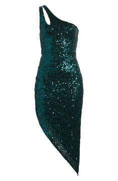 A stunning study in asymmetry, this figure-hugging cocktail dress is covered in glittering sequins that catch the light from every gorgeous angle. Hidden side-zip closure One-shoulder neck Lined 100% polyester Hand wash, line dry Imported Cocktail Dress Nordstrom, One Shoulder Cocktail Dress, Sequin Cocktail Dress, Womens Cocktail Dresses, Dress Home, Mini Cocktail Dress, Black Bodycon Dress, Nordstrom Dresses, The Light