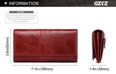 Size: 180x 35x92 (mm)Material : Italy Cow LeatherLining : PolyesterClosure : Hasp Elegant Large Capacity Clutch Wallet, Elegant Large Capacity Wallets, Elegant Rectangular Wallets With Large Capacity, Elegant Large Capacity Wallets For Daily Use, Elegant Large Capacity Rectangular Wallet, Large Capacity Rectangular Wallet, Elegant Wallets With Mobile Phone Bag, Trifold Clutch For Daily Use, Mens Fashion Outdoor